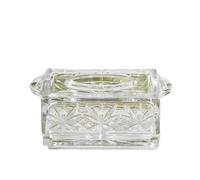 Distribuidor de servilletas, Caja de Cristal for pañuelos, dispensador de servilletas y artículos faciales for Mesa de Comedor o Sala de Estar.