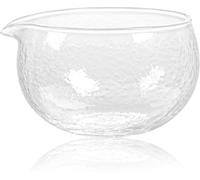 Distribuidor de té de vidrio de estilo japonés de 400 ml, cuenco de matcha con boquilla de vertido, recipiente de vidrio resistente al calor, ideal para ceremonias de té y bebida diaria