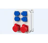 Distribuidor de teléfono fijo ECOLINE 2x16A/5P 4GS IP44 90EKO005
