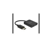 Distribuidor de video - DELOCK - 87768 - 2x DisplayPort - Blanco - Cable