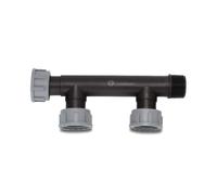 Distribuidor doble 1" medium