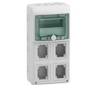 Distribuidor empotrado 1x8 IP65 para conexión Mureva 13179