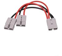 Distribuidor en Y de cobre plateado, 50 A para conector (10 AWG)