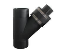 Distribuidor en y de sistema de aspiracion carpinteria adaptador conector y manguera aspirador de serrin o virutas madera (100mm-ID58mm OD63mm)