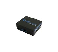 Distribuidor HDMI 2 Salidas, Compatible 4K, con alimentación Externa; Ideal para transmitir Video a múltiples Pantallas.