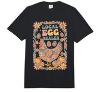 Distribuidor Local de Huevos Pascua Chicken Farm Humor Retro Comfort Colors Adult Heavyweight T-Shirt