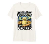 Distribuidor Local de Masa Madre Funny Baker Van Gogh Noche Estrellada Camiseta Premium