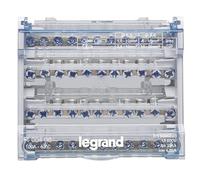 Distribuidor modular Legrand 4P, 100A, 6 módulos, 10 salidas