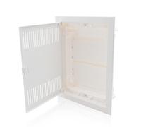Intratec distribuidor de comunicación empotrado, IP40 - Distribuidor multimedia para hogar completamente conectado, serie DIXBOX-XT, armario para sistemas multimedia, 442 x 346 x 92 mm, blanco