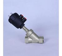 Distribuidor neumático válvula accionada por pistón de 2/2 vías-válvula asiento en ángulo, vapor válvulas neumáticas 1 Uds(DN15,WELDING)