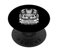Distribuidor Oficial de Hierba gatera Divertido Gato Vintage Grabado PopSockets PopGrip Adhesivo