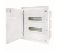 Cuadro empotrable puerta metálica IP40 ERP18-2 001101210