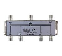 Distribuidor Sat & BK de 6 vías, 100 dB, blindado HD y Unicable, Sumergible