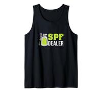 Distribuidor SPF Dermatología Divertida para un dermatólogo médico de la Piel Camiseta sin Mangas