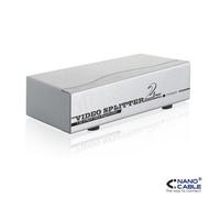 Distribuidor splitter vga 2salidas 250mhz nanocable 10.25.0002
