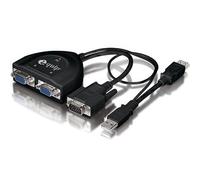 Distribuidor splitter vga 2salidas c/ cables