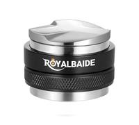Distribuidor y apisonador de café de 58 mm, nivelador de café de doble cabezal compatible con herramientas ideales para portafiltros, apisonadores manuales de espresso de profundidad ajustable