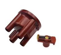 Distribuidores de combustible Tapa de distribuidor de coche con rotor y cabezal de encendido 030905207 030905225C, compatible con VW Golf Mk2 1.8 GTI 8V, motor Digifant Pb de 1988 Distribuidor