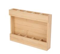 Distribuir pajitas - Almacenamiento de madera maciza para utensilios de armario | Dispensador de gran capacidad para cocina y restaurante con diseño elegante