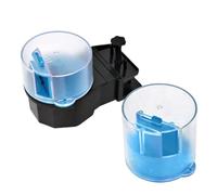 Distributeur Automatique Nourriture Poissons 12x8x14 Cm Nourrisseur Aquarium Silencieux À Minuterie Réglable Pour Betta Tortue Granulés Flocons Aquarium Maison Voyage