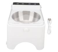 Distributeur Croquettes Chat, Design Soulevé Intelligent Gamelle Chat Automatique Avec Couvercle Transparent pour de la Maison (Style 1)
