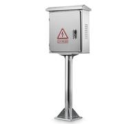 Distribution Boxstainless Steel Electrical Enclosure Box, Weatherproof Junction Box Floor-Standing Electrical Cabinet, Electrical Project Box With Mounting Plate, Meter B-Height 80cm-40×20×50cm