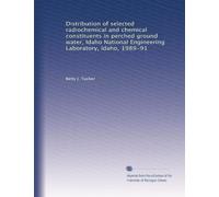 Distribution of selected radiochemical and chemical constituents in perched ground water, Idaho National Engineering Laboratory, Idaho, 1989-91