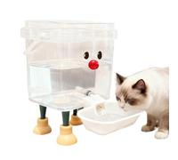 Distributore Automatico D'acqua - Ciotole E Distributori | Regolazione Cani con per Gatti Faccina Sorridente | Fontana Animali Casa, Soggiorno, Camera Da, Ufficio, Interno, Balcone