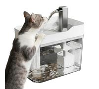 Distributore Automatico Di Acqua Per Animali Domestici Da 1,5 Litri Con Rilevamento Intelligente - Idratazione Indisturbata Degli Animali Domestici, Fontana Elettrica Facile Da Pulire Per Gatti E Cani