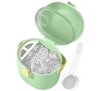 Distributore di formula portatile - Contenitore in polvere di latte compatto | Scatola di stoccaggio da viaggio per madri da alimentazione in formula, barattolo ermetico per bambini, organizzatore di