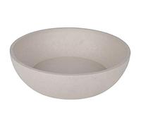 District 70-5353 - Cuenco para Perros de bambú - Merengue - L: 21 x 21 x 6,3 cm (1600 ml)