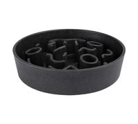 District 70 Bamboo Dog Slow Feeder, 28 cm, Gris Oscuro