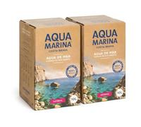 DISTROFARMA Agua de Mar Isotónica | Pack 2x10L Bag in Box 25% Agua de Mar + 75% Agua Mineral | Hidratación Natural con Minerales | Salinidad 9g/L Ideal para Deportistas | Equilibra pH