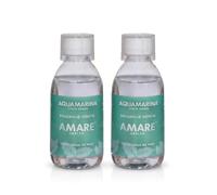DISTROFARMA Colutorio Bucal Agua de Mar Hipertónica | 100% Agua de Mar con Toques de Menta Japonesa | Enjuague Oral Natural con Minerales | Fórmula Refrescante | Pack 2 x 250 ml