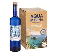 DISTROFARMA Pack Agua de Mar Hipertónica 100% Natural | Botella Cristal Azul 750 ml + Bag in Box 10L con Grifo | Minerales, Electrolitos y Oligoelementos | Salinidad 36g/L