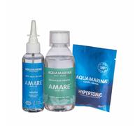 DISTROFARMA Pack Salud Natural | Spray Nasal de Adultos 150ml + Enjuague Agua de Mar 250ml + Agua Marina Hipertónica Stick 30ml | Higiene Respiratoria y Bucal con Minerales del Mediterráneo