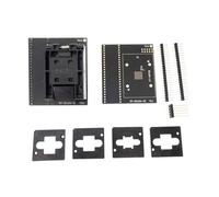 Disttocate 1 Juego de Adaptador BGA64 Seat de Encendido para Programador RT809H Enchufe RT-BGA64-01 V2.0 4 Piezas Limitador 2 Placa Inferior