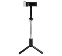 Disttocate C01S Bluetooth Selfie Stick de Mano en Soporte de Teléfono Móvil de Escritorio Integrado Trípode Accesorios de Luz de Relleno