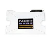Disttocate Extensor PoE 1 T0 2 Puertos 10/100M Extensor IP PoE Multinivel 300 Metros Cat5/5E/6 Ethernet Transmisión de Datos IEEE802.3af