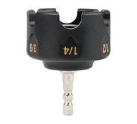 Disttocate Extractor de Tuercas y Tornillos Fast Nut Zipper con Broca para Taladro. Herramienta Ideal para Talleres, Reparaciones Domésticas, Mantenimiento de Automóviles, Fontanería y Electricidad.