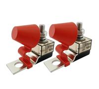 Disttocate Kit de Bloque de Fusibles de Terminal MRBF - 58 V CC Máx./IP66 Resistente Al Agua para Embarcaciones, Vehículos Marinos, Autocaravanas y Sistemas Solares, 2 Unidades de 250 A