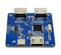 Disttocate Módulo de Visualización Módulo Divisor Compatible con para 1 en 2 Decodificador PS Host Notebook Módulo de Monitor 1 en 2 Salidas