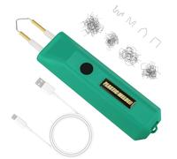 Disttocate Soldador de Mano Inalámbrico, Máquina de Soldadura de Plástico para Plástico, Nailon, Máquina de Reparación de PE, Herramientas de Reparación de Parachoques de Coche, Color Verde