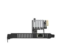 Disttocate Tarjeta de Red PCIE para Juegos de 2500 Mbps, Gigabit, 10, 100, 1000 Mbps, RJ45, Adaptador de Red PCIe 2,5 G para Ordenador con Cable LAN