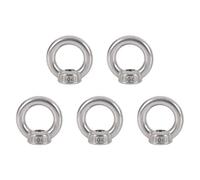 Disttocate Tuerca de ojo de acero inoxidable para elevación marina, tuercas circulares M8