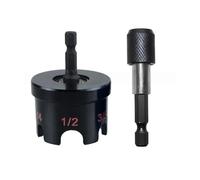 Disttocate Tuercas de Ajuste Rápido para Taladro Nut Zipper, Compatibles con Herramientas Eléctricas, Manuales y de 1/4", 3/8" y 1/2". Color Negro.