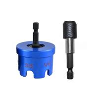 Disttocate Tuercas de Ajuste Rápido para Taladro Nut Zipper con Fácil Colocación para Herramientas Eléctricas, Herramientas Manuales y Accesorios de 1/4", 3/8" y 1/2". Color Azul.