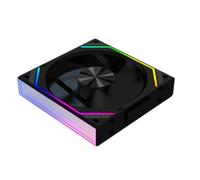 Disttocate V2RS Ventilador de Caja Bloque Mágico Empalme Libre 120mm PC Computadora 12V Ventilador de Chasis Lian 3PIN 5V ARGB Luz Li Negro,B