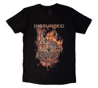 Disturbed - T-Shirt # M Black Unisex # Burning Belief