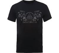 Disturbed - T-Shirt # Xl Black Unisex # Beware the Vultures